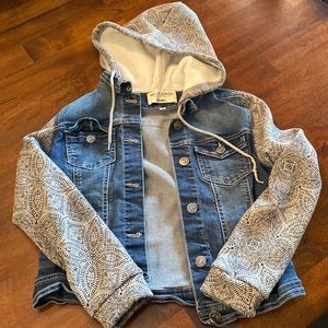 Jean jacket hoodie